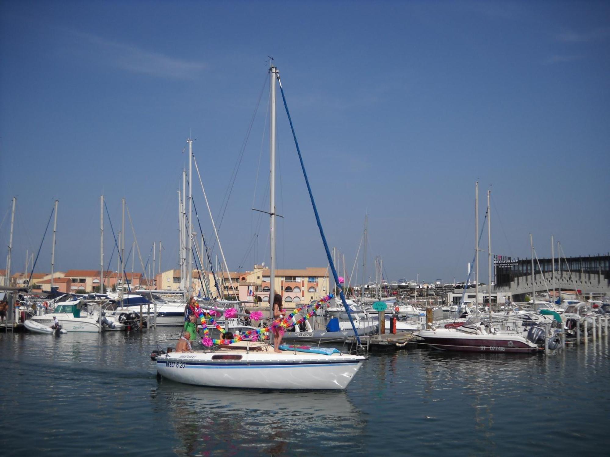 Jolis Studios vue sur mer Port, Etangs et Canaux Résidence RIVERCITY Carnon-Plage Esterno foto